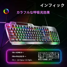 有線ゲーミングキーボードとマウス【低ノイズ・デスクトップPC用・男児向け】（セットアップ対応）