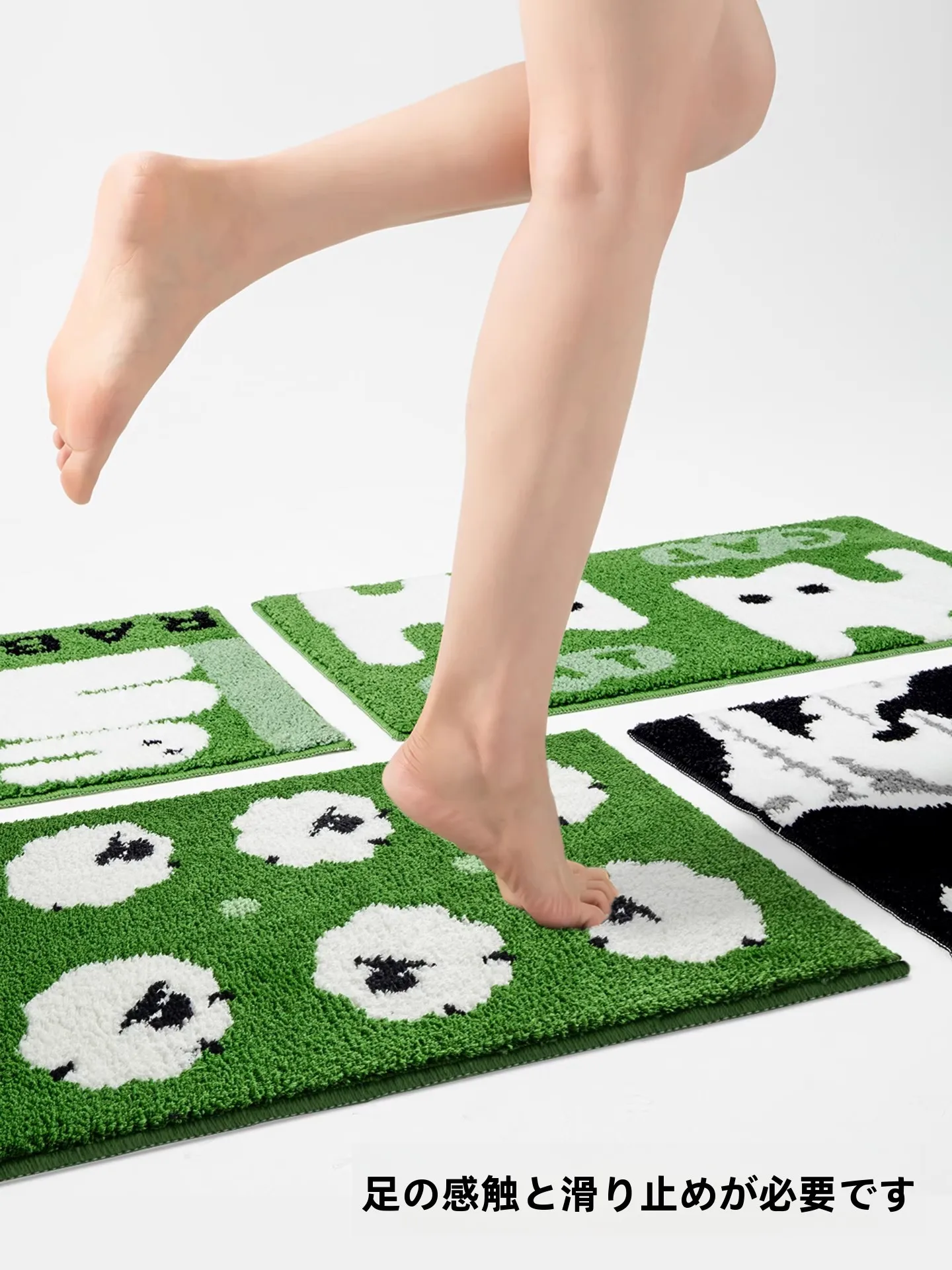 バスルーム用グリーンの珪藻土マットは水虫予防に効果的か？