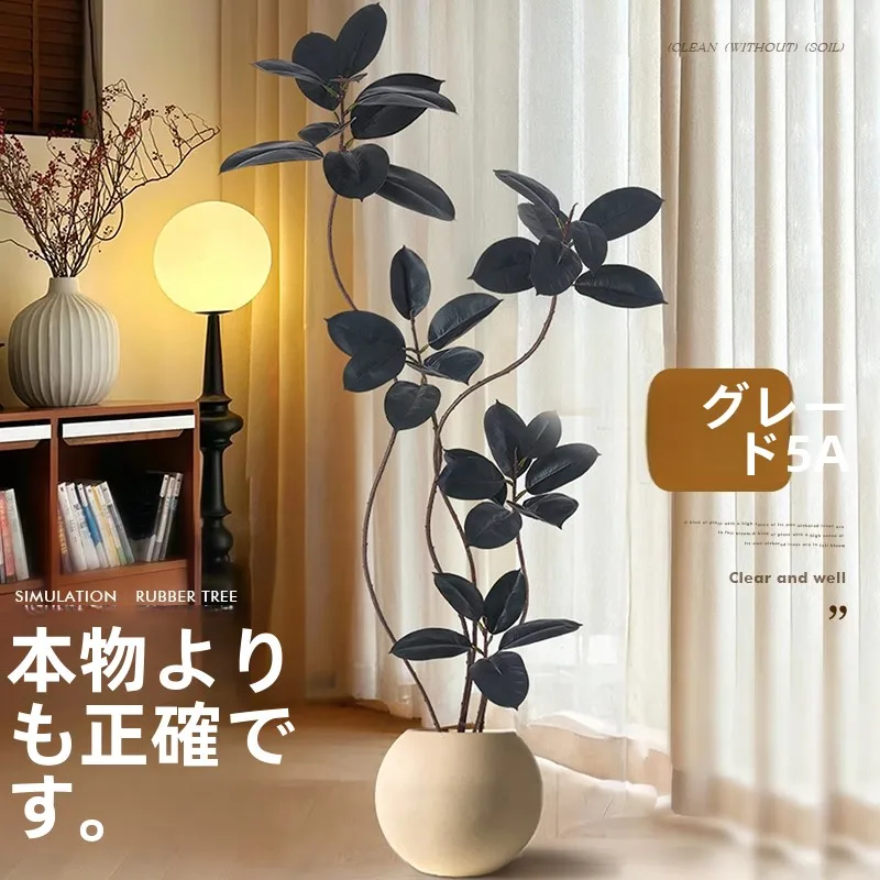 ラ  バーウッドの木目が美しいのはなぜ？リアルな観葉植物風フロアポットで家を彩る方法