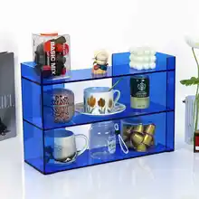 アクリル製デスク収納スタンド【マルチ用途・カラフル・北欧スタイル】（セットアップ対応）