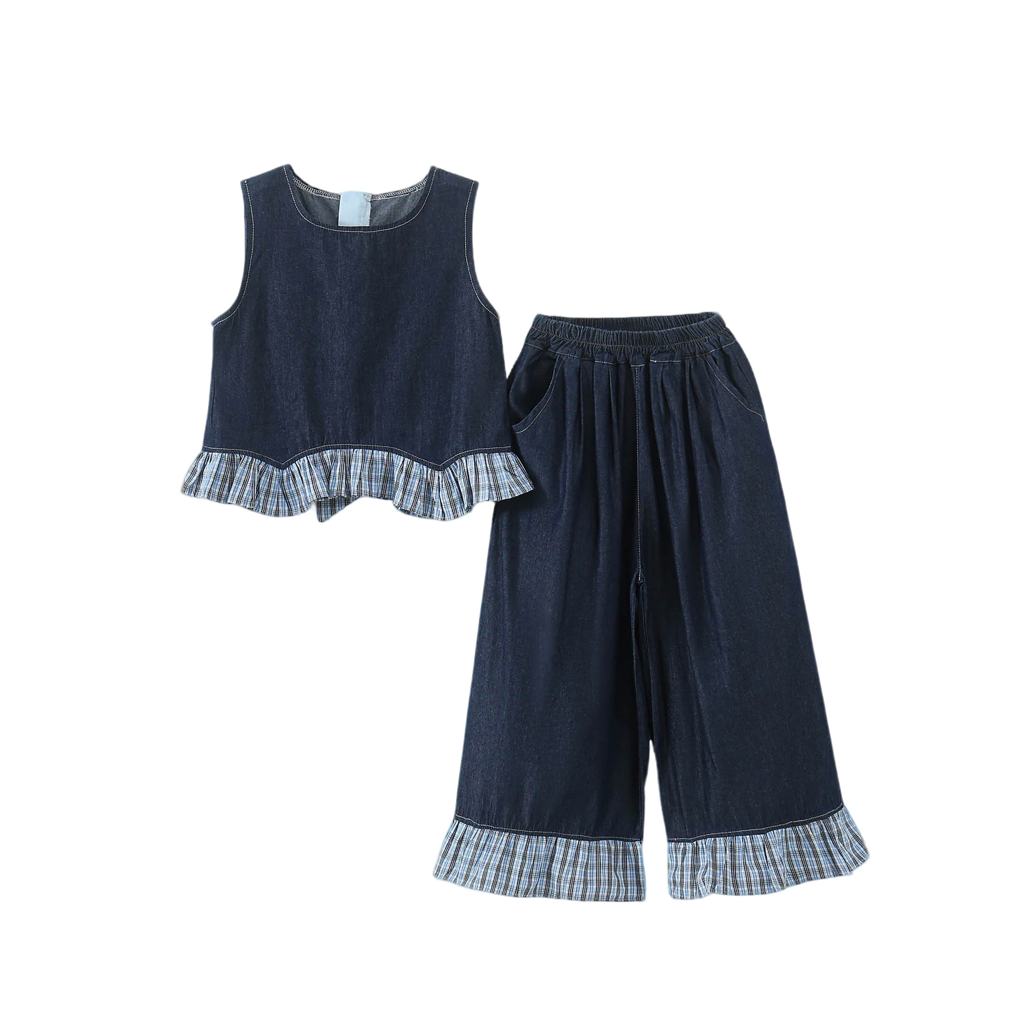 2歳女の子服おしゃれ：フリル付きチェック柄セットアップの実用性と選定基準