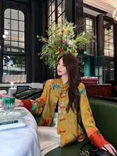 高級感漂う刺繍入りオープンカーディガン【春秋対応・女性用・中華風】
