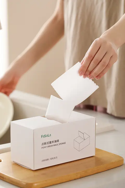 台所用クリーニング魔法スポンジ【極上の柔らかさ・汚れ落とし・多用途】