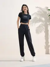 ジョガーパンツ レディース 接触冷感 速乾 通気性 UVカット ランニング 夏「ANTA」