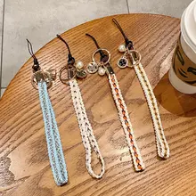 ファッション編み込みスマホストラップ【防失・ユニバーサルアクセサリー・新作・女性用】