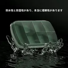 携帯用ミニ7日間薬ケース【大容量・密封収納・コンパクト】