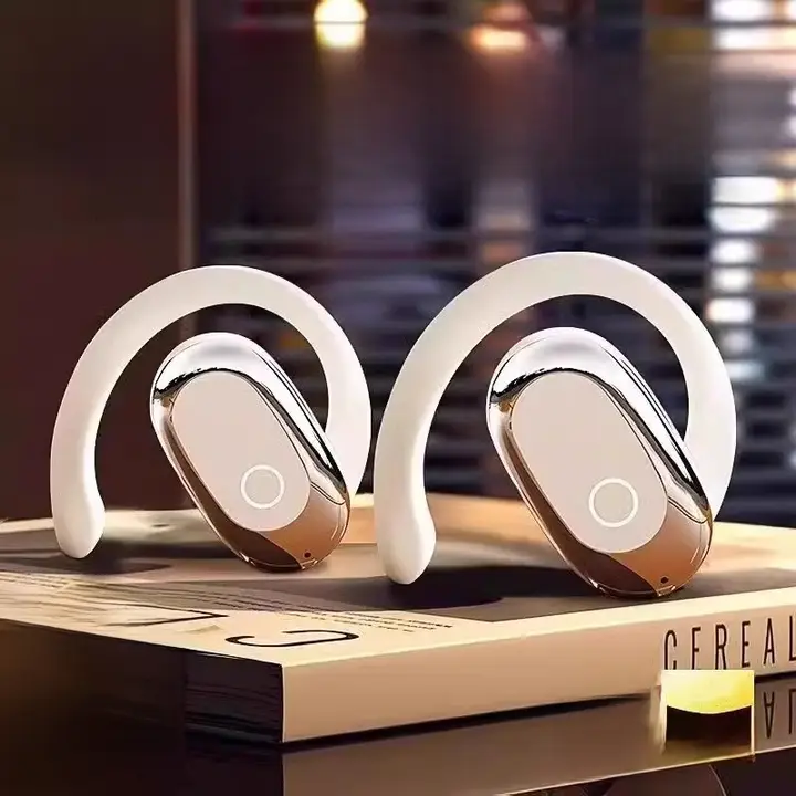 骨伝導Bluetoothイヤフォン【掛けるタイプ・スポーツ用・高音質・快適装着】