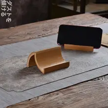 竹製スマートフォンスタンド【多用途・ティーケーキ展示用・タブレット対応】