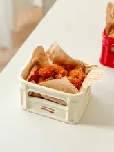 陶器のボウル スナックボウル フルーツボウル スナックバスケット ポップコーン 照り焼きチキン フライドポテト 可愛い 創造的