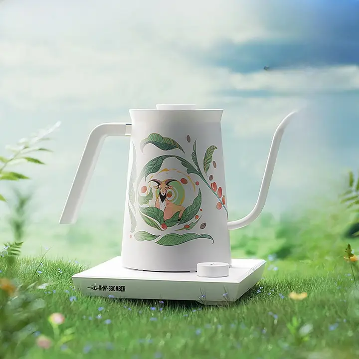 ハンドドリップ用温控ポット【細口・家庭用・デザイン性に優れた】