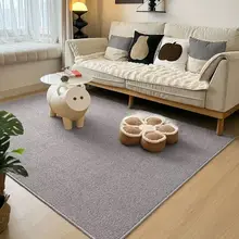 侘寂風の和風ラグ【リビング・茶室用・麻素材・猫のひっかき防止】
