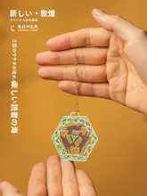 敦煌研究院製 金属製書きしるし【古典的デザイン・ブラス・精緻な透かし加工】