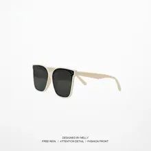 レトロデザインの大フレームサングラス【ユニセックス・四角い顔型におすすめ】