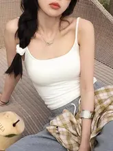 黄色のキャミソール【胸パッド付き・絶妙なバックデザイン・夏用・インナー・外出可】
