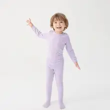秋用子供用インナーウェア【高ウエスト・腹部保護・分体式】（セットアップ対応）