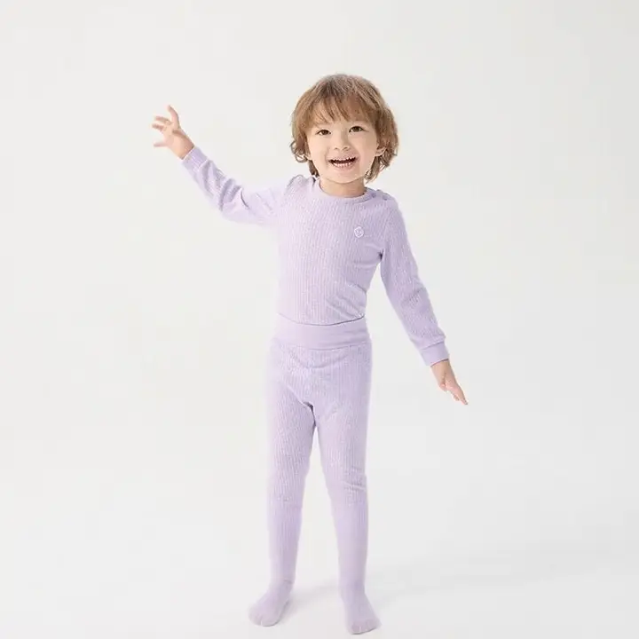 秋用子供用インナーウェア【高ウエスト・腹部保護・分体式】（セットアップ対応）
