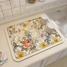 防水仕様のキッチン用デコボコデザインマット【滑り止め・吸水性・耐磨耗】