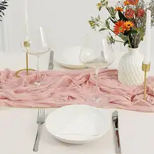 バリ風シワ加工テーブルクロス【結婚式・誕生日パーティー用・装飾用】