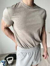 メンズ 冷感ショートスリーブTシャツ【フィットネス・スタイリッシュ・ブラック】