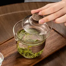 ガラス蓋付きボウルは熱くない ティーカップ 200ml