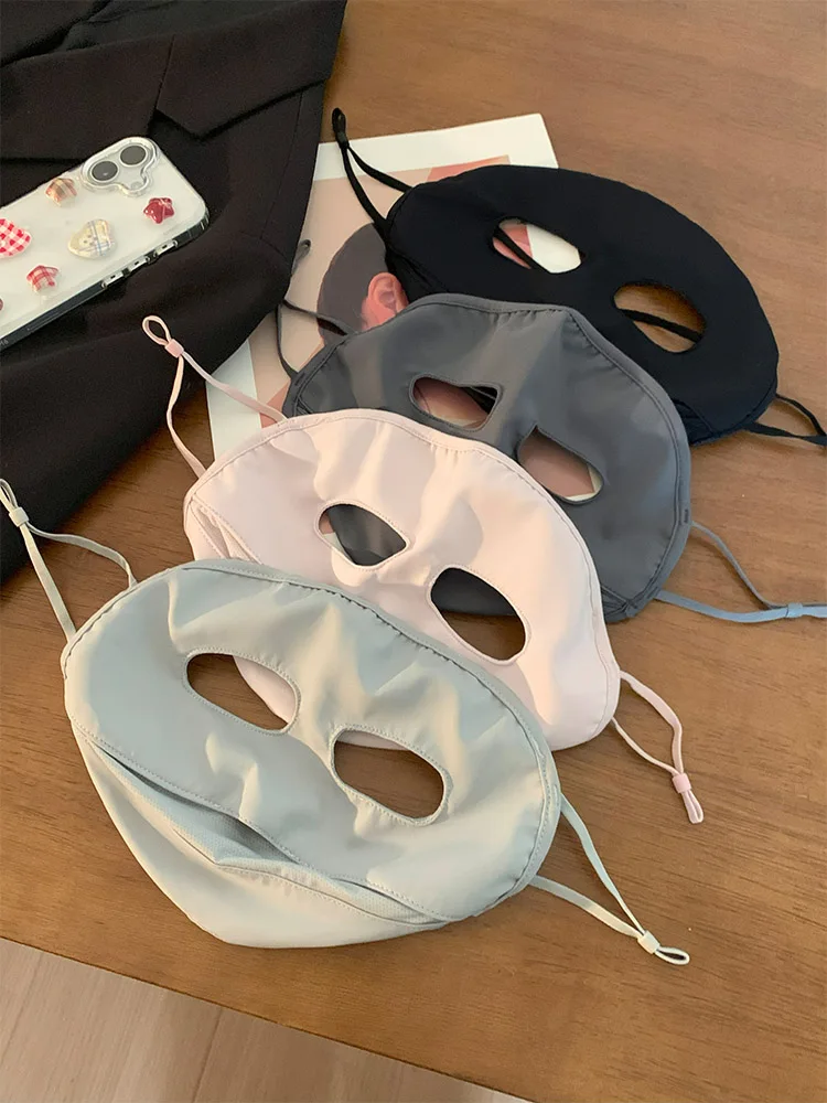 アイスシルク フルフェイス 日焼け止めマスク：夏用3D立体タイプの遮陽効果と実用性