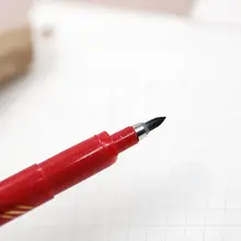 筆ペン ブラッシュペン 手帳用 見出し書き タイトル用 黒 「ZEBRA」