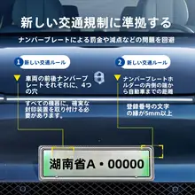 GOOD YEAR 車用全包型ナンバープレート保護フレーム【適用車両：M9/M8/M7】
