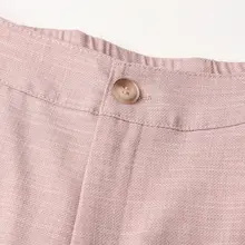 ウエストゴムのロングワイドパンツ【フィット・スリム効果・女性用】（セットアップ対応）