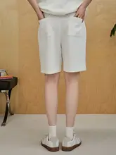 HISHER ウェア メンズウィメンズ共用 ハニカムテクスチャー カジュアルショートパンツ