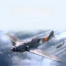 牛魔王の組み立て飛行機 Bf 109G10【豪華版・モデルキット】