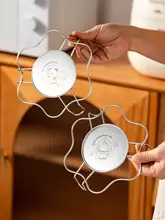 家庭用 ステンレス製 蒸し器【白鹅绒・花びら型デザイン・電気鍋用】