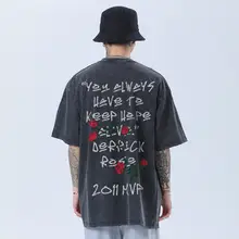 レトロプリントTシャツ【ショートスリーブ・ヒップホップスタイル・バスケットボールデザイン】