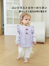 赤ちゃん用 レース付きベスト【秋用・春秋・おしゃれデザイン】（セットアップ対応）
