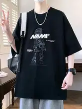 夏用青少年向け半袖Tシャツ【ゆったりフィット・トレンドデザイン】