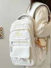 大容量デザインの女性用リュックサック【シンプル・多用途・パソコン収納可能】