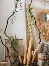吊ラン グリーンプランツ フェイクプラント 垂れ下がる 装飾 オブジェ 花のアレンジメント セット 北欧風 新鮮