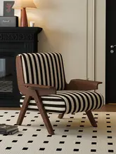 一人用ソファ 懒人 リビング バルコニー 木製 デザイナー チェア