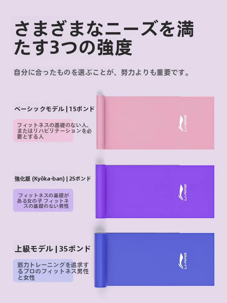 自律神経ストレッチ用エクササイズバンド：Liningの抵抗バンドが提供する筋肉調整とストレス軽減の実証