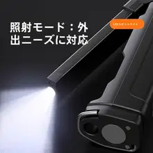 充電式LED作業灯【強力マグネット付き・明るさ調整可能】