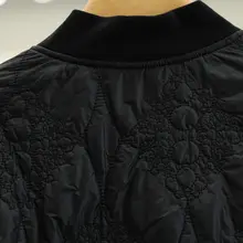 手作り刺繍の軽量キルティングジャケット【春秋用・カジュアル・女性用】（セットアップ対応）