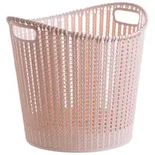 プラスチック製 収納バスケット【洗濯物用・家庭用・おもちゃ収納】