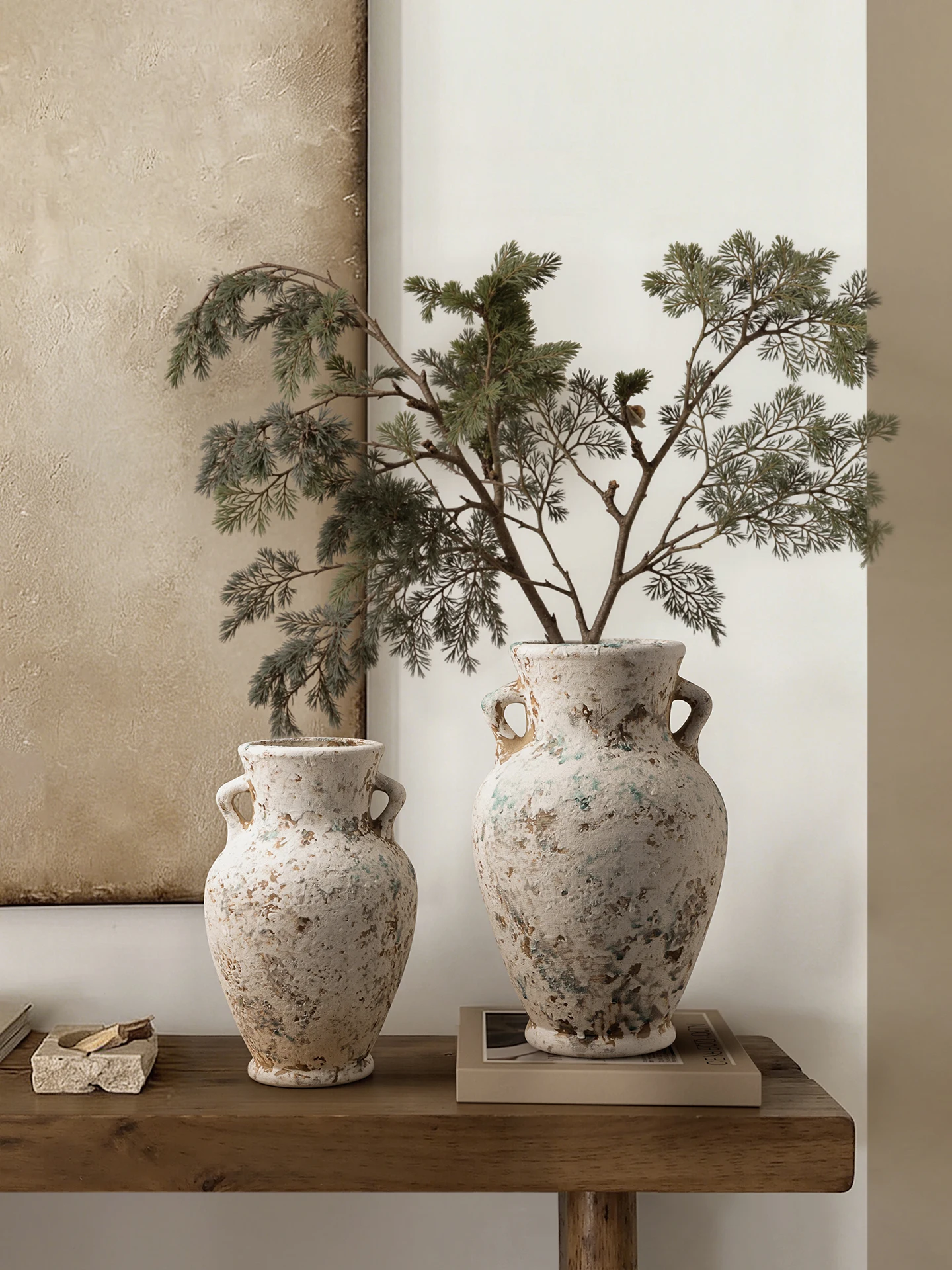 景德镇製 アートデザイン フラワーベース【侘寂風・陶器製・インテリア用】とは？