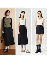 大きいサイズの高腰ワイドフレアスカート【デザインが選べる・着脱可能・春用】（セットアップ対応）