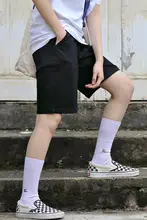 レディース ブラック工装ショートパンツ【夏用・五分丈・フィット・大きいサイズ】