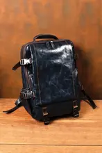 本革製ビジネスリュック【男士用・カジュアル・大容量・PC収納可】