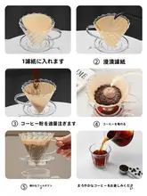 Mongdio V60コーヒーフィルターカップ【ハンドドリップ用・シェアポット・漏斗タイプ】