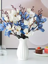 秋のオーキッド人工花【リビング装飾・おしゃれな花束・ドライフラワー】