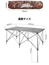 BRS アルミ製 折りたたみキャンプテーブル【軽量・多用途・バーベキュー・ピクニック用】