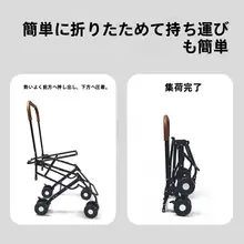 二段式ペットカート【折りたたみ式・軽量・猫・犬用】