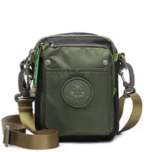 防水オックスフォード生地ミニメンズショルダーバッグ【復古デザイン・ウエストポーチ・斜め掛け可能】